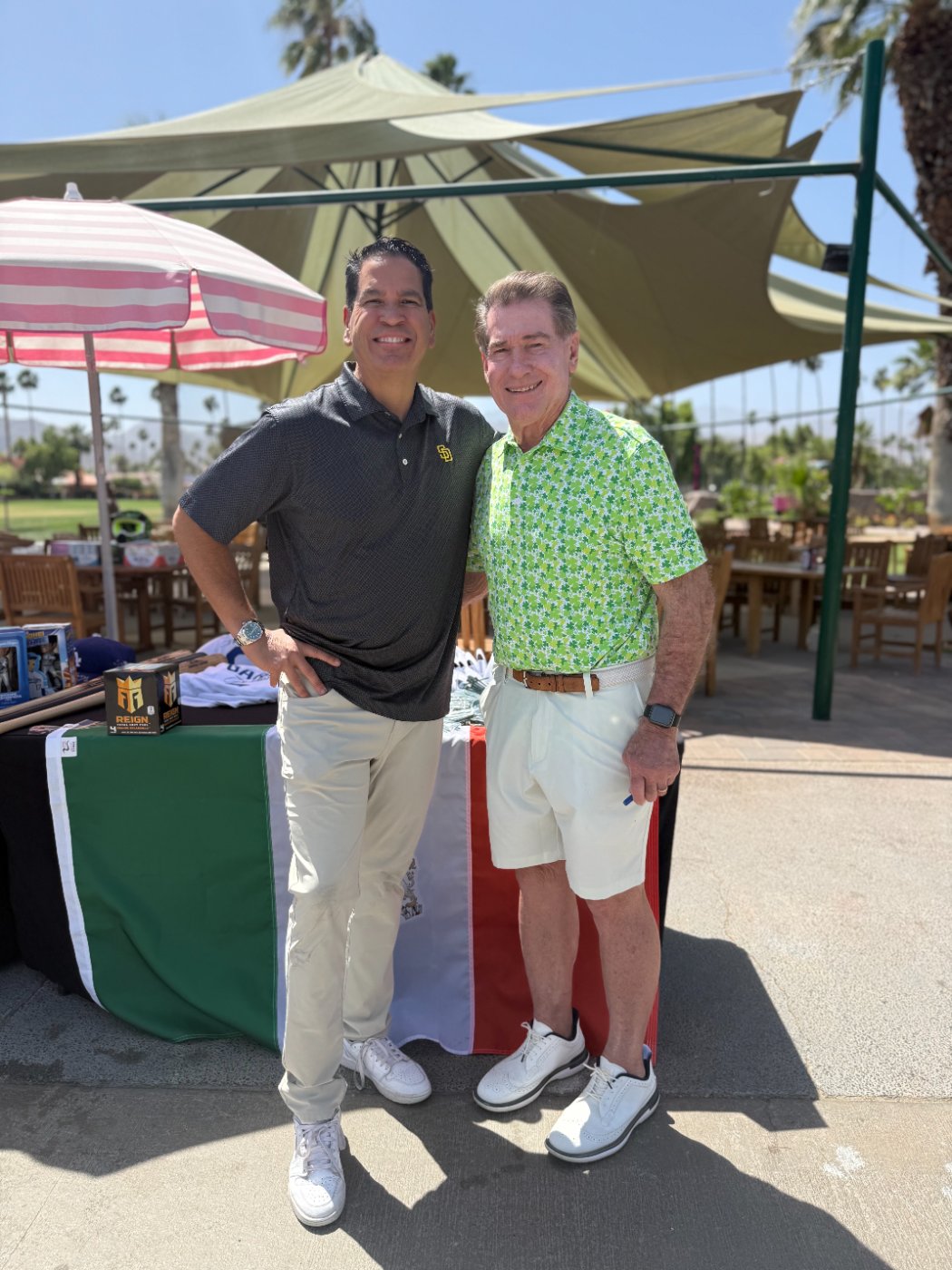 Charity golf with the Captain