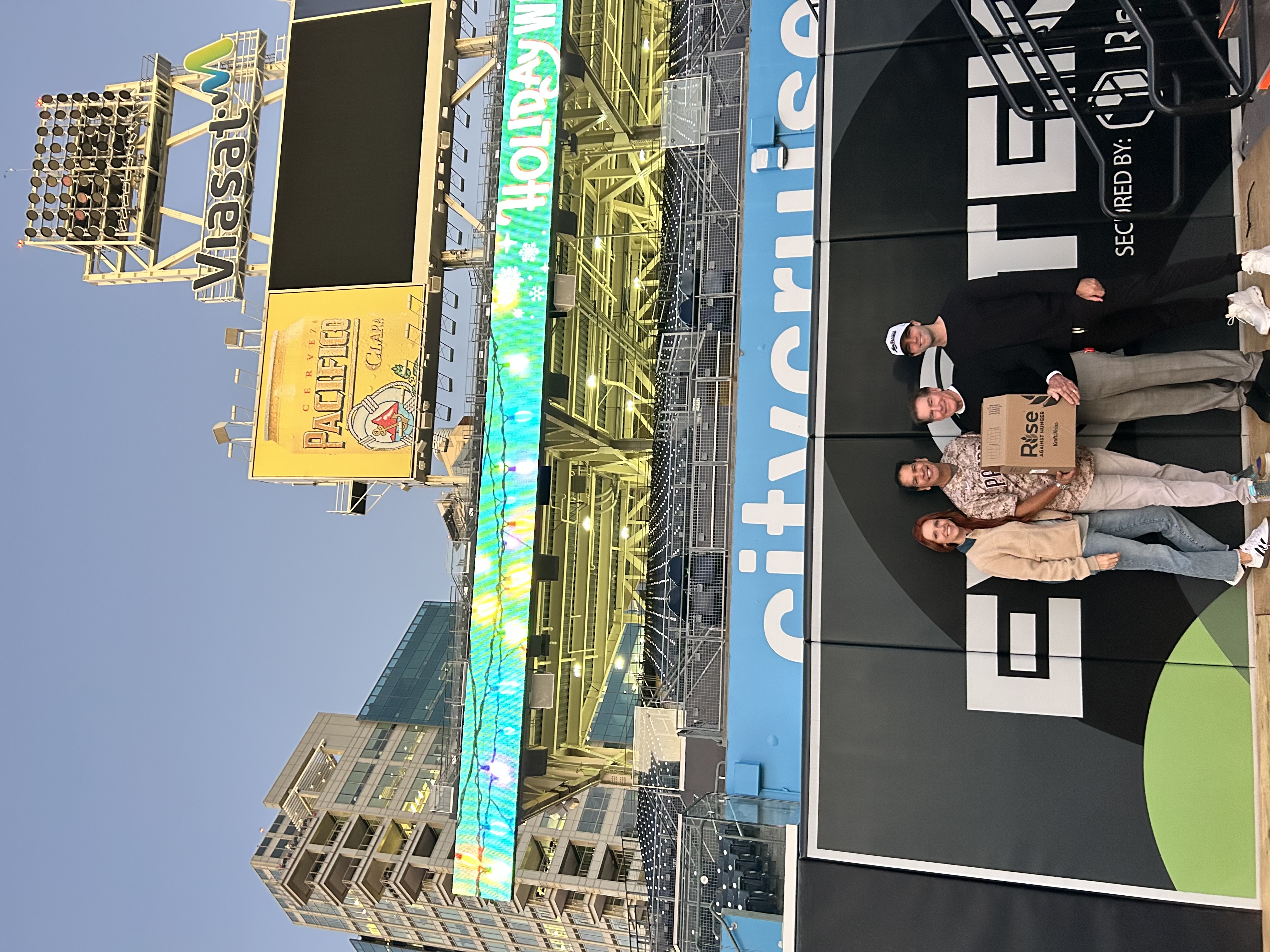 Steve Garvey with the LEAD Futures team at Petco Park