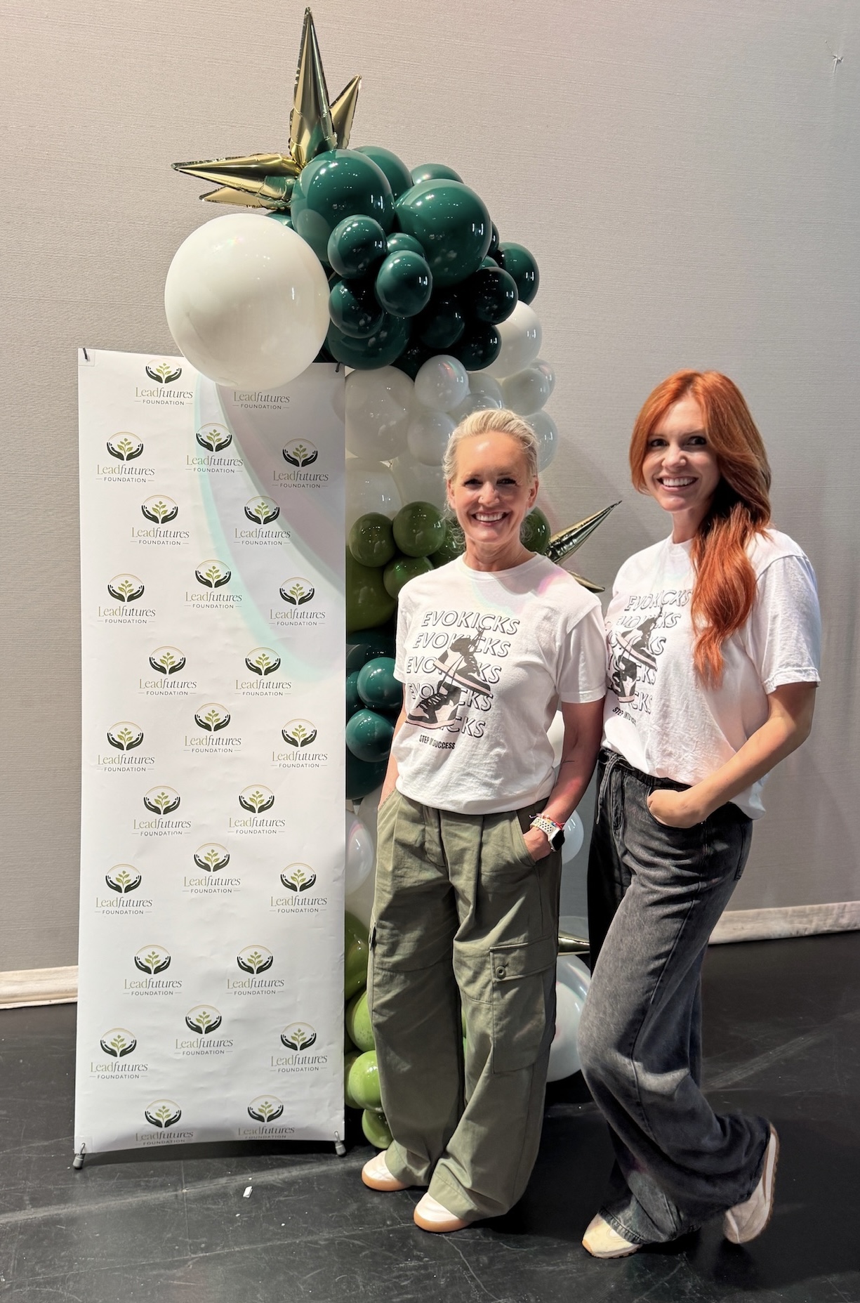 EVOKicks volunteers at a campus celebration